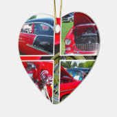 Chevrolet Sedan Collage 1955 Keramisch Ornament (Links)
