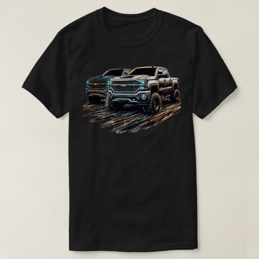 Chevrolet Silverado 12 T-shirt (Design voorkant)