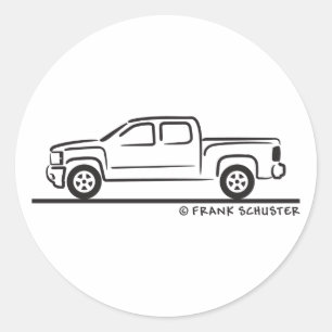 Chevrolet Silverado 2010 Ronde Sticker