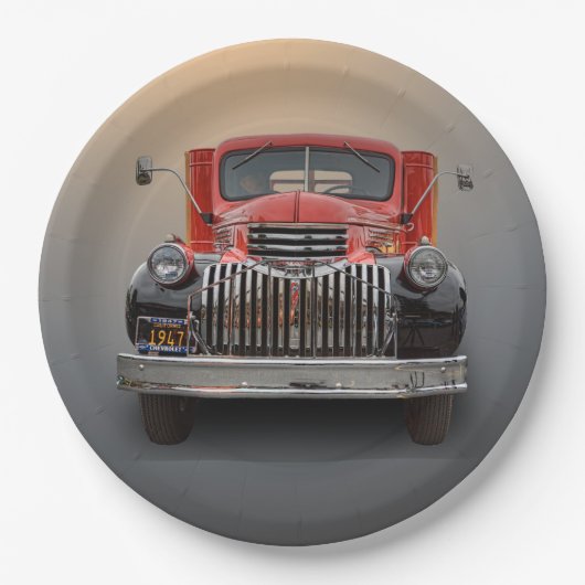 CHEVROLET STAKE TRUCK 1947 PAPIEREN BORDJE (Voorkant)