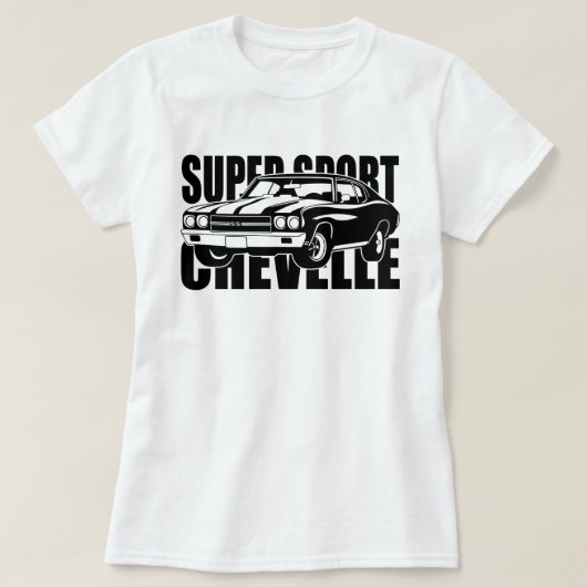 Chevrolet Super Sport Chevelle 1970 T-shirt (Design voorkant)