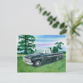 Chevrolet Truck uit 1960 Briefkaart (Staand voorkant)