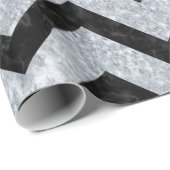 CHEVRON9 ZWARTE MARBLE & GRAY MARBLE (R) CADEAUPAPIER (Rol Hoek)