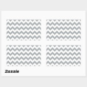 Chevron-1-paloom Rechthoekige Sticker (Vel)