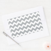 Chevron-1-paloom Rechthoekige Sticker (Envelop)