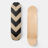 Chevron 1 Zand Persoonlijk Skateboard (Voorkant)