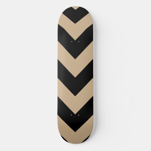 Chevron 1 Zand Persoonlijk Skateboard (Voorkant)