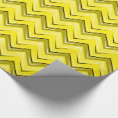 Chevron 9 Geel Cadeaupapier (Hoek)