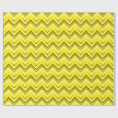 Chevron 9 Geel Cadeaupapier (Vlak)