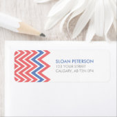 Chevron-adreslabel Etiket (Insitu)