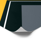 Chevron Arrow geometrisch ontwerp Poster (Hoek)