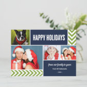 CHEVRON ARROWS | HOLIDAIRE FOTOKAART FEESTDAGENKAART (Staand voorkant)