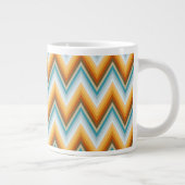 Chevron Background Pattern Grote Koffiekop (Rechts)