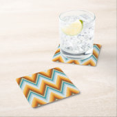 Chevron Background Pattern Kartonnen Onderzetters (Insitu)