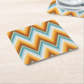 Chevron Background Pattern Kartonnen Onderzetters (Schuin)