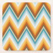 Chevron Background Pattern Kartonnen Onderzetters (Voorkant)