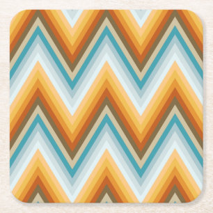 Chevron Background Pattern Kartonnen Onderzetters