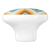Chevron Background Pattern Keramische Knop (Zijkant)