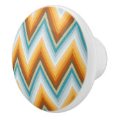 Chevron Background Pattern Keramische Knop (Rechts)
