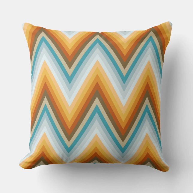 Chevron Background Pattern Kussen (Voorkant)