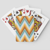 Chevron Background Pattern Pokerkaarten (Achterkant)