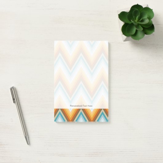 Chevron Background Pattern Post-it® Notes (Kantoor)