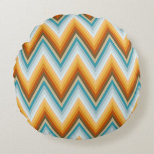 Chevron Background Pattern Rond Kussen
