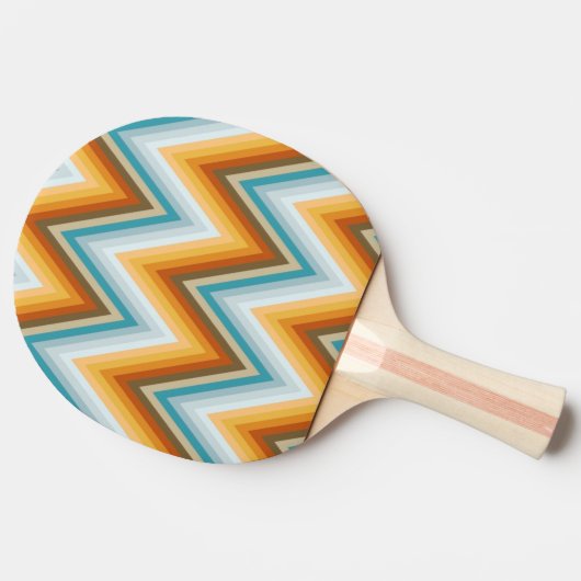 Chevron Background Pattern Tafeltennisbatje (Zijkant)