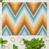 Chevron Background Pattern Theedoek (Gevouwen)