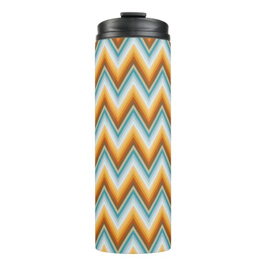 Chevron Background Pattern Thermosbeker (Voorkant)