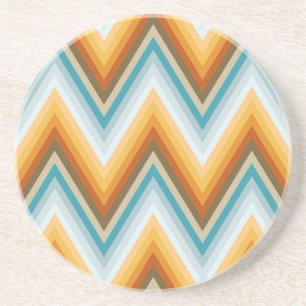 Chevron Background Pattern Zandsteen Onderzetter