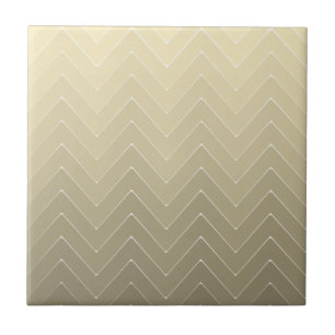 Chevron Backsplash Cappuccino Ombre Patroon Tegeltje