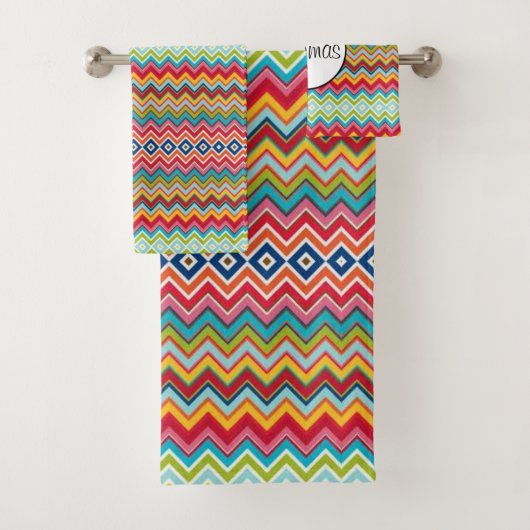 Chevron Bad Handdoek (Insitu)