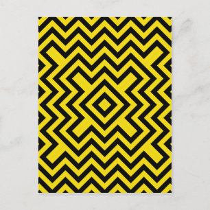 Chevron Bee Briefkaart