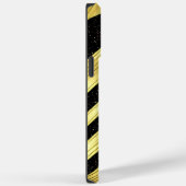Chevron Black en Gold Persoonlijke naam Case-Mate iPhone Case (Achterkant / Rechts)
