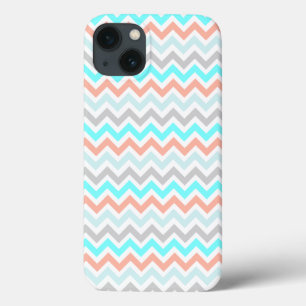 Chevron Blauwgroen en Terracotta Case-Mate iPhone Case