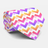 Chevron bloem stropdas (Opgerold)