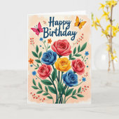Chevron Bloemrijke Kaart (Gele Bloem)