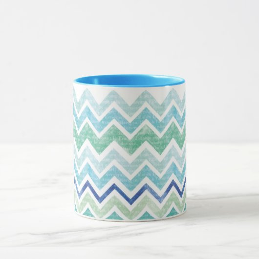 Chevron Blue Mok (Midden)