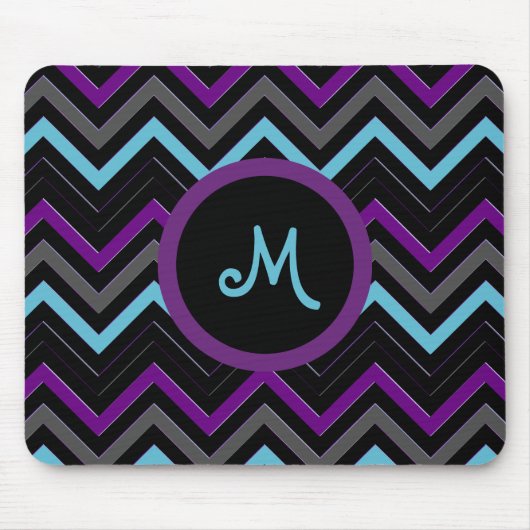 Chevron Bold Wave Mountain Top Muismat (Voorkant)