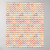 Chevron Bright met Artist Grunge Texture Poster (Voorkant)