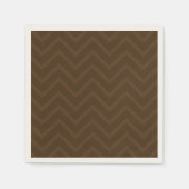 Chevron Brown Pattern Servet (Voorkant)