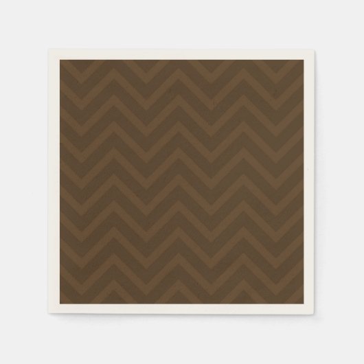 Chevron Brown Pattern Servet (Voorkant)