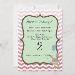 Chevron Bunny Kaart