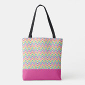 Chevron Cactus Funny Nacho Gemiddelde leraar Fiest Tote Bag (Achterkant)