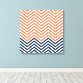 Chevron Canvas Afdruk (Insitu (Houten vloer))