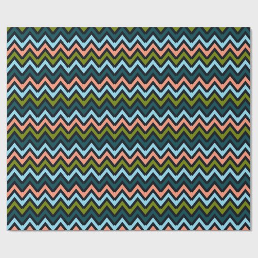 Chevron Colors Cadeaupapier (Vlak)