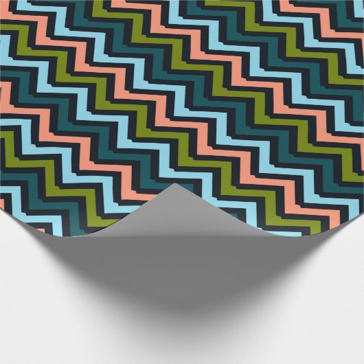 Chevron Colors Cadeaupapier (Hoek)