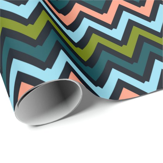 Chevron Colors Cadeaupapier (Rol Hoek)