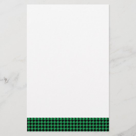 Chevron controleert groen en zwart briefpapier (Voorkant)